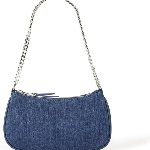 Women's Melanie Small Shoulder Bag, Denim, One Size - Picture 1 of 5
